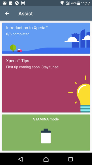 Assist Android 7.1.1 Nougat rolling out for Sony Xperia Z5, Z4, and Z3 - screenshots