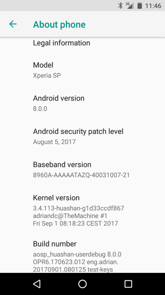 8.0 Oreo for Xperia SP