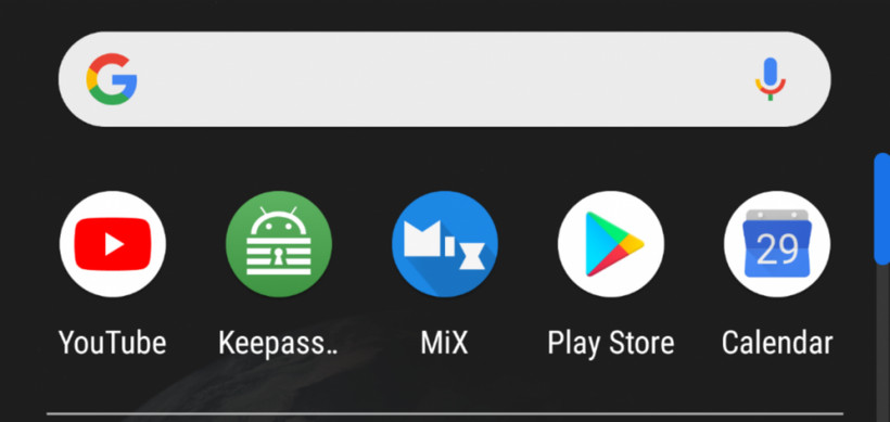 Download Latest Rootless Pixel Launcher: Google Pixel Launcher APK Download 7 Old Search Bar in App Drawer from Google Pixel 2 XL