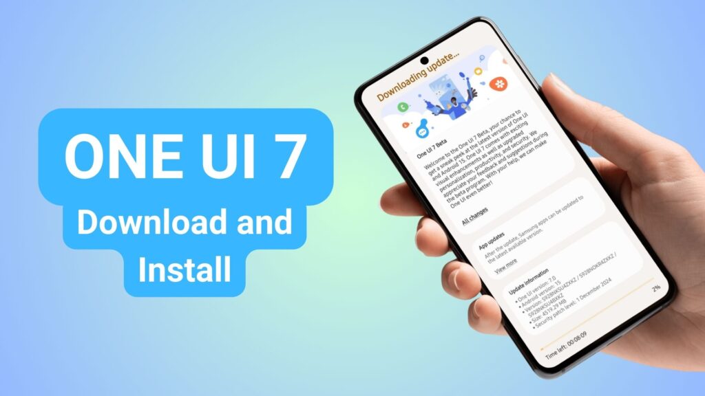Download and Install One UI 7 Beta Update From Any Country