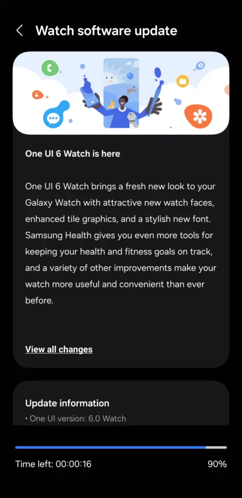 Galaxy Watch 4 Classic LTE Finally Receives One UI 6 2 Watch 4 Classic LTE One ui 6 is here